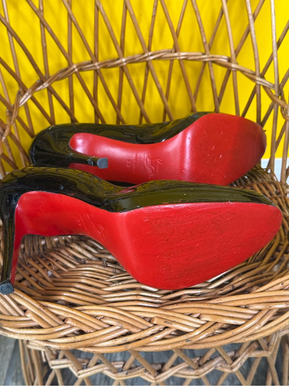 christian louboutin black heels size 39 - Picture 5 of 9